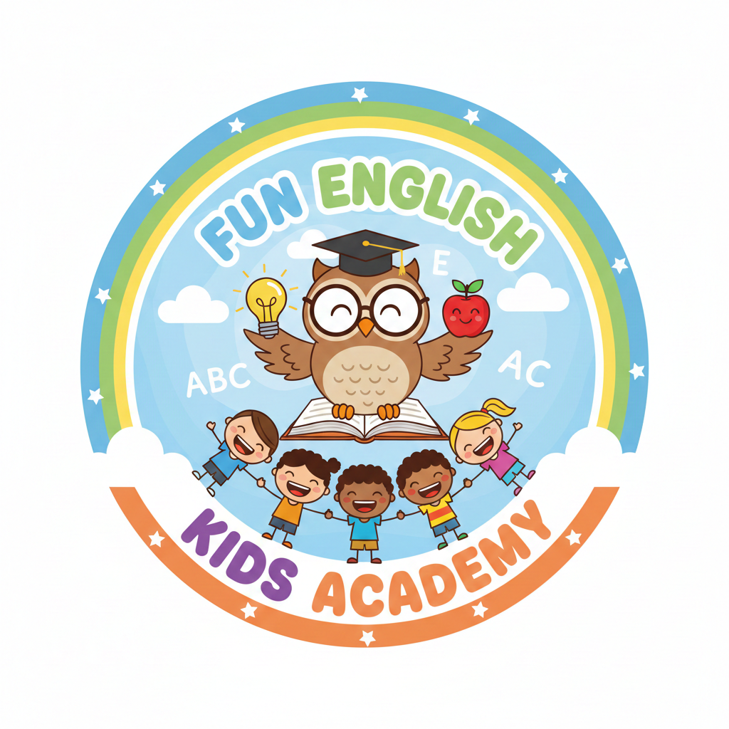 趣味英语儿童学院 Logo